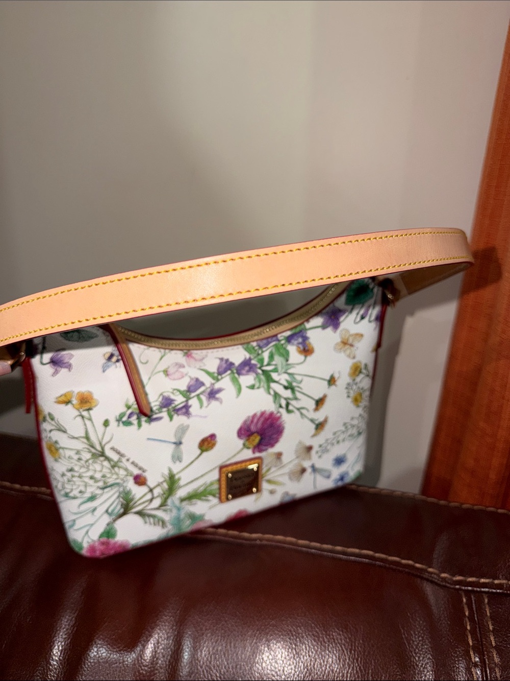 ‼️Dooney & Bourke Floral Print Shoulder Bag - Picture 8 of 11